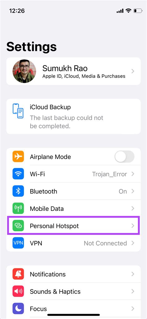 2 Ways To Fix Iphone Hotspot Not Showing Up On Android Guiding Tech