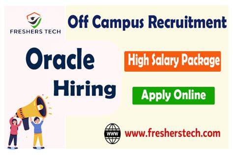 Oracle Off Campus Hiring For 2024 Batch Software Developer 1 Apply Now