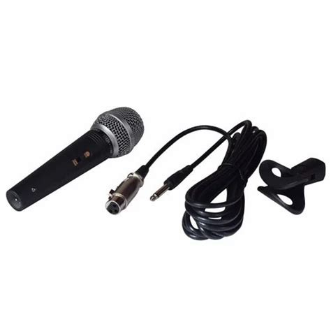 Handheld Wired Microphone With Clean Sound Metal Body Professional