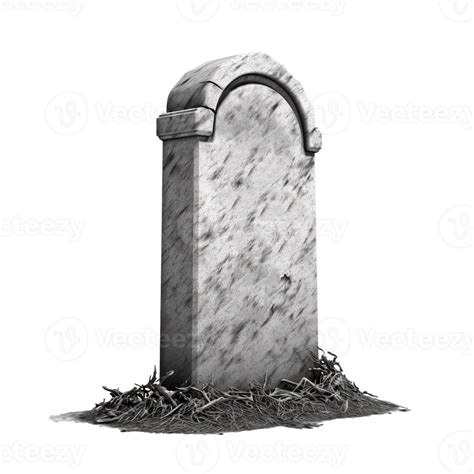 Gravestone isolated on transparent background, created with generative ...