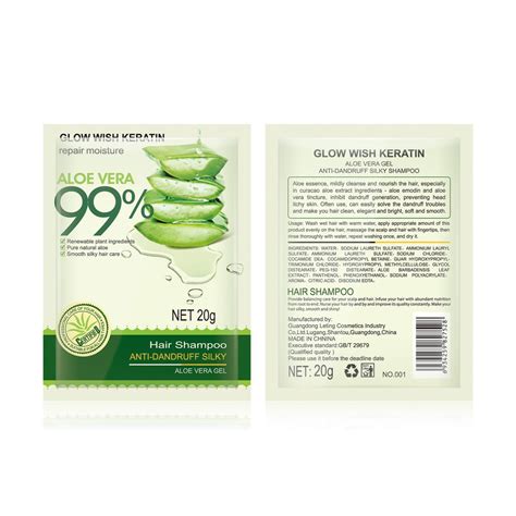 J N L Low Wish Keratin Aloe Vera Hair Shampoo Conditioner Sachet