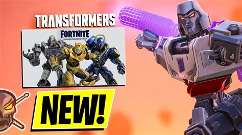 Fortnite Transformers Pack Review Gameplay Combos Youtube