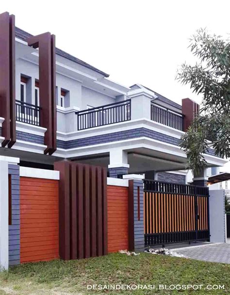 Aneka Pagar Rumah Minimalis Dan Rekomendasi Gambar Desain Dekorasi