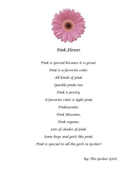 Flower Poems