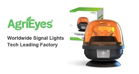 Introducing The AgriEyes Rechargeable LED Strobe Safety Warning Lights