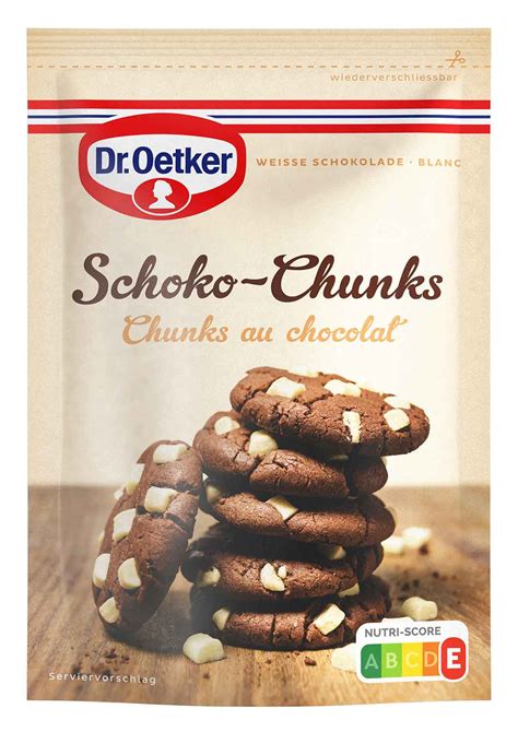 Schoko Chunks Weisse Schokolade Dr Oetker Shop