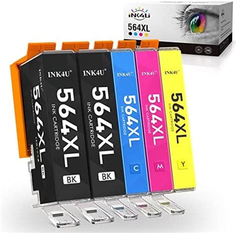 Amazon INK4U Compatible 564XL Ink Cartridge Replacement For HP 564