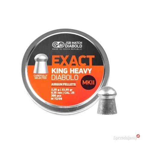 Śrut diabolo JSB Exact King Heavy II 6 35 mm 300 szt sklep Pabianice