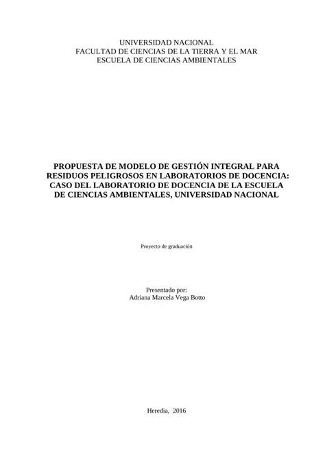 Pdf Propuesta De Modelo De Gesti N Integral Para Dokumen Tips