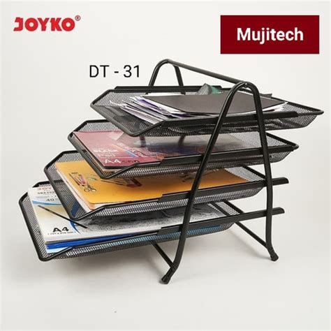 Jual Document Tray 4 Susun DT 31 Rak Kertas Dokumen Bahan Besi Joyko