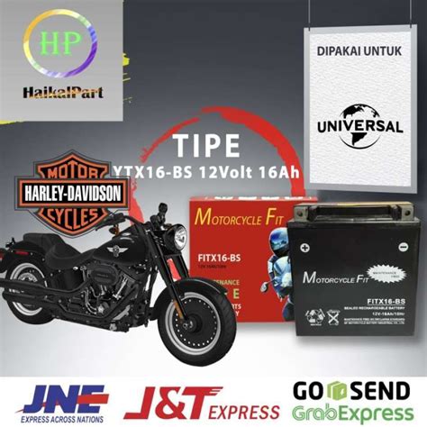 Promo Aki Motor Harley Davidson Sportster MF YTX16 BS Muarah FITX16 BS