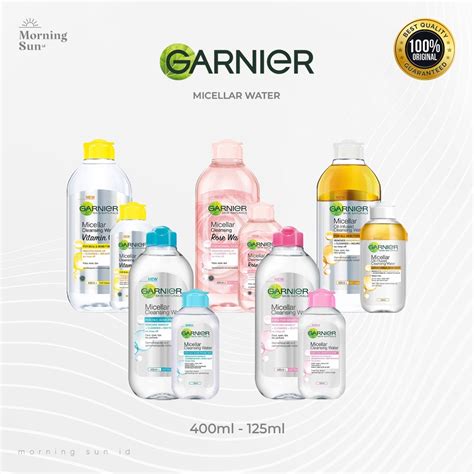 Jual Garnier Micellar Cleansing Water Pink Blue Bipase Oil 400 Ml 125 Ml Shopee Indonesia