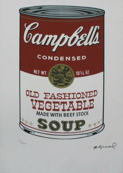 After Andy Warhol Campbell S Soup 2000s Limited Edition Screenprint