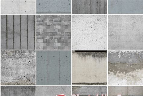 Concrete Textures - Sketchup Models For Free Download