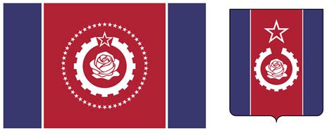 Flag And Arms Of A Socialist America More In Comments