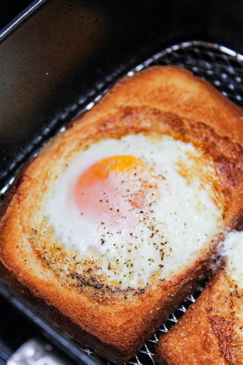 Air Fryer Egg Toast Cheese Curd In Paradise