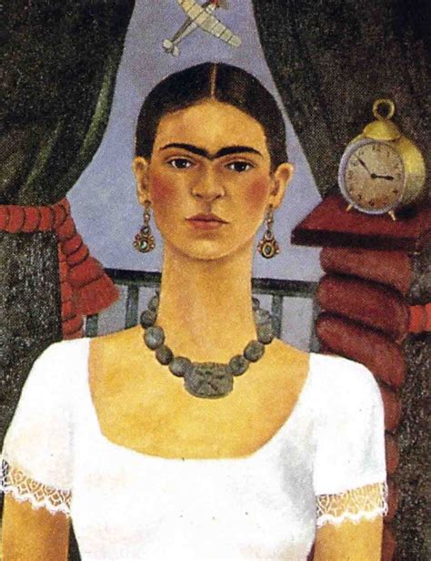 Autorretrato El Tiempo Vuela 1929 Famous Portraits Frida Kahlo