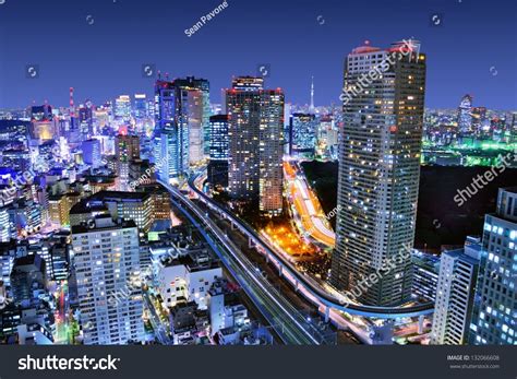 Dense Buildings Minatoku Tokyo Japan Tokyo Stock Photo 132066608 ...