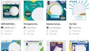 Link Twibbon Hari Gizi Nasional Gratis Lengkap Cara Pasangnya