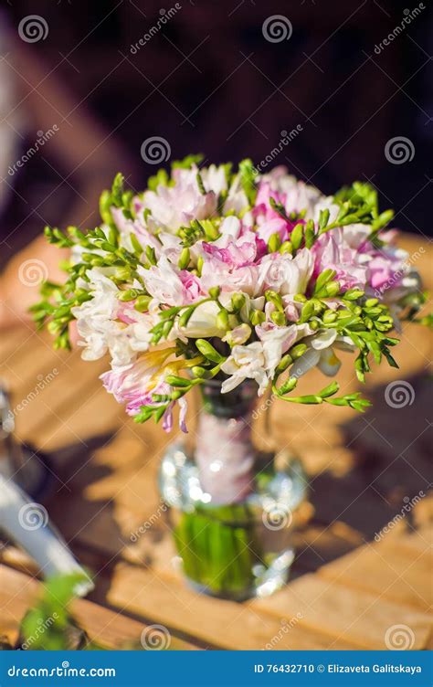 Ramalhete Do Casamento No Estilo Do Vintage Pe Nias Cor De Rosa E