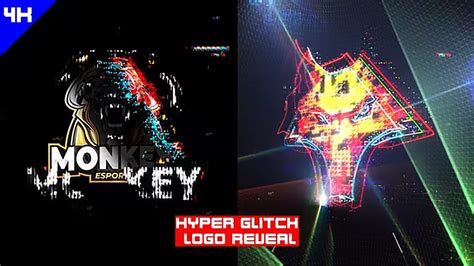 Hyper Glitch Logo Reveal After Effects Template Aetemplates Youtube