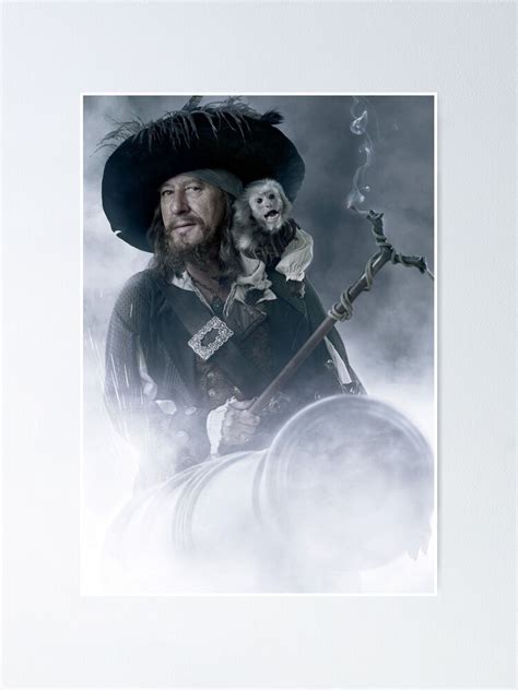 Hector Barbossa Pirates Of The Caribbean Dead At World S End Poster