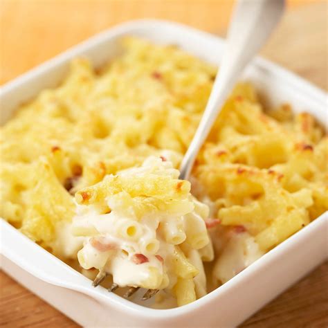 Recette Gratin de pâtes à la carbonara Recette AZ