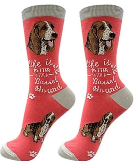 Life Is Better Basset Hound Socks The Slobber Shoppe