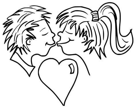 Kiss Coloring Page Colouringpages Porn Sex Picture