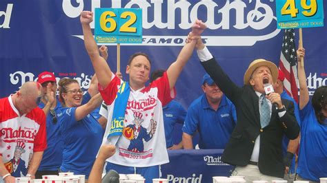 Fans never want to see Nathans Hot Dog Eating Contest without Joey
