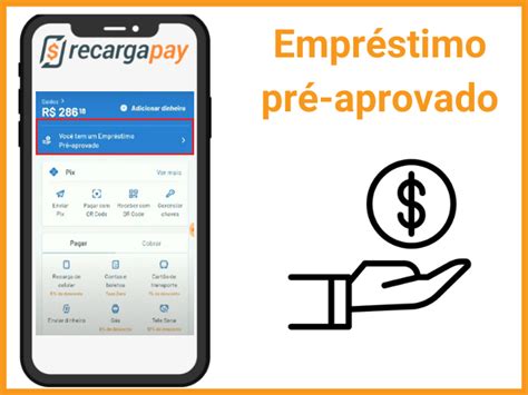 Empréstimo pessoal RecargaPay rápido e fácil no celular Flican