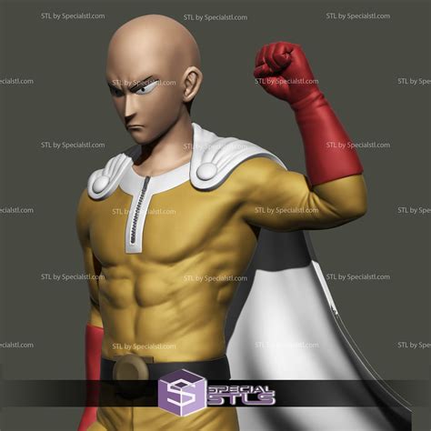 Saitama Basic Pose One Punch Man Ready to 3D Print | SpecialSTL