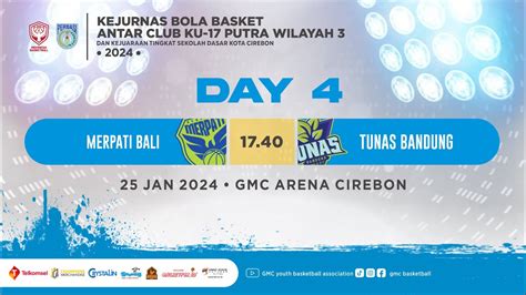 Kejurnas Bola Basket Antar Club Ku Merpati Bali Vs Tunas Bandung