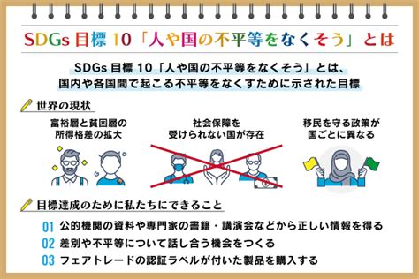 Sdgs目標10「人や国の不平等をなくそう」とは？事例やできることも紹介：朝日新聞sdgs Action