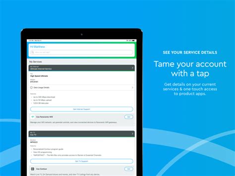 Cox App for iOS (iPhone/iPad) - Free Download at AppPure