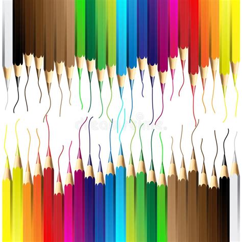 Vector Illustration Of Crayon Or Color Pencil Stock Vector