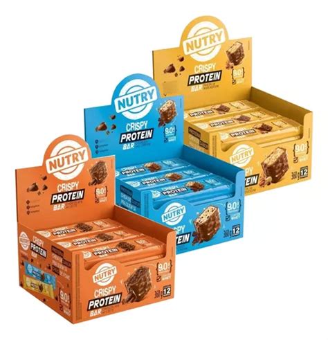 Barra De Prote Na Nutry Crispy Proteinbar Cx C Unidades Mercadolivre