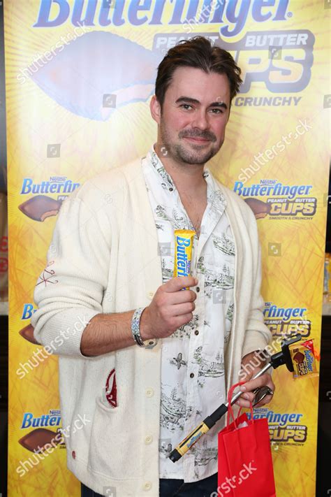 Actor John Lavelle Samples Butterfinger Cups Editorial Stock Photo