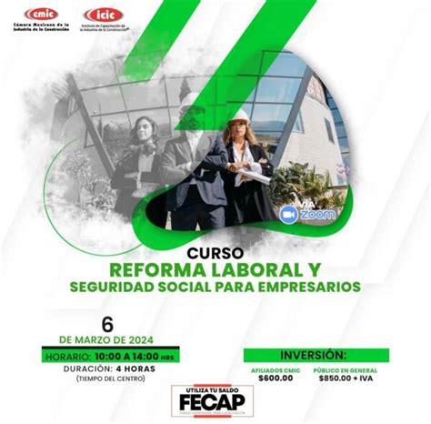 Reforma Laboral Y Seguridad Social Para Empresarios Cmic