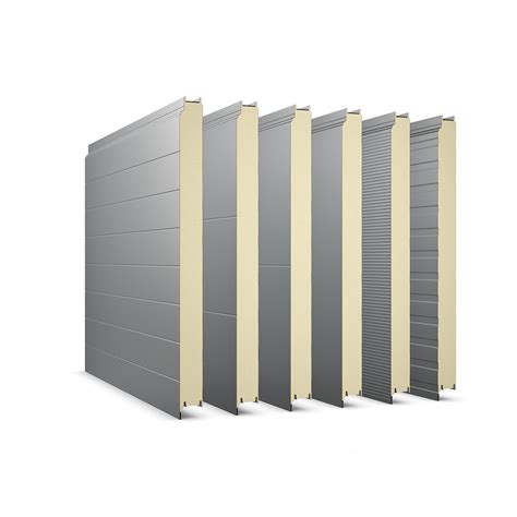 Insulated Metal Siding Prefabricated Wall Panel Polyurethane Foam