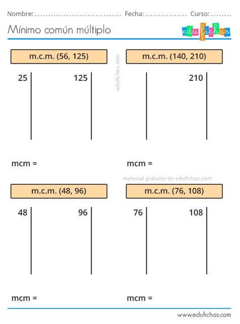 Como Calcular El Mcm Y Mcd Online Smrc Sd