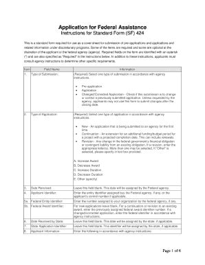 Fillable Online Instructions For Standard Form Sf Instructions