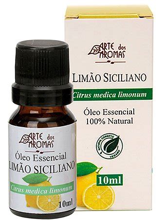 Óleo Essencial Limão Siciliano 10ml Arte dos Aromas Arte dos Aromas