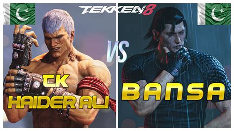 Tekken 8 TK Haider Ali Bryan Vs BANSA Dragunov Ranked Matches YouTube