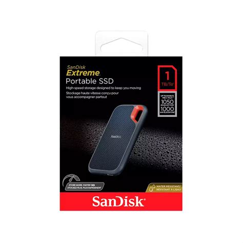 Disco Sólido Ssd Externo Sandisk Extreme 1tb Negro 1050 Mbs Sandisk