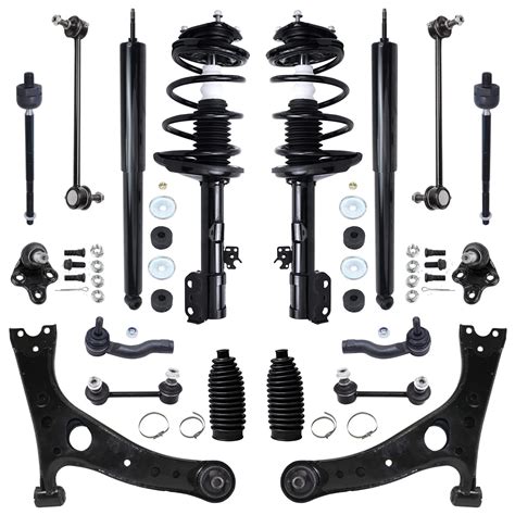 Detroit Axle Front Struts Rear Shock Absorbers Front Lower Control