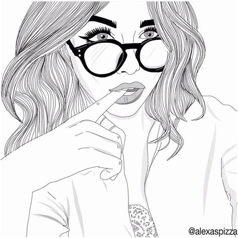 15 Paisible Coloriage De Fille Ado Swag Stock Coloriage