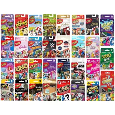 PAW PATROL BARBIE Hot Wheels Harry Potter Star Wars WWE UNO Card Game PicClick UK