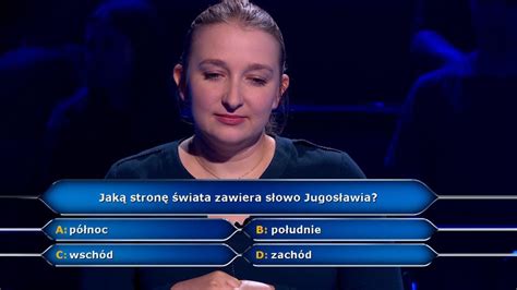 Milionerzy PRZED EMISJĄ W TV Jaką stronę świata zawiera słowo