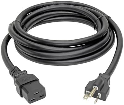 Tripp Lite Heavy Duty Power Cord 20A 12AWG IEC 320 C19 To NEMA 5 20P